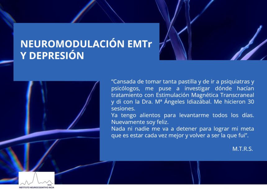 Neuromodulación EMTr y depresión: “Volví a ser la que fui”