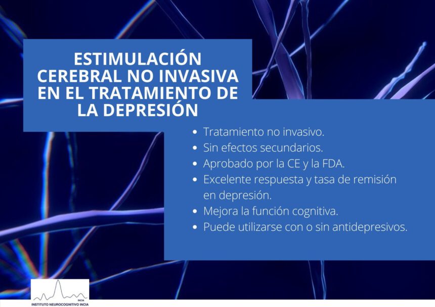 Estimulación cerebral no invasiva en el tratamiento de la depresión