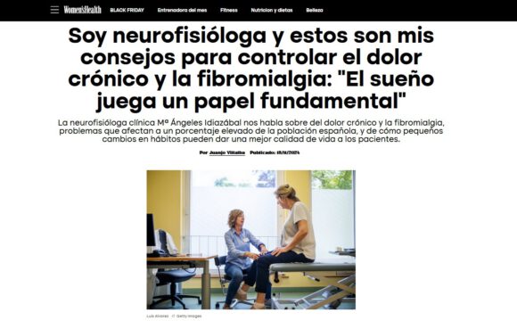 Los consejos para controlar el dolor crónico y la fibromialgia de la Dra. Idiazábal en Women’s Health: “El sueño juega un papel fundamental”