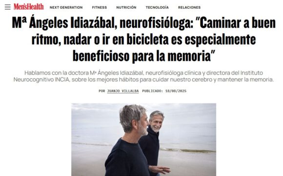 Mª Ángeles Idiazábal habla para Men’s Health sobre prácticas para prevenir el deterioro cognitivo “Caminar a buen ritmo, nadar o ir en bicicleta es especialmente beneficioso para la memoria”